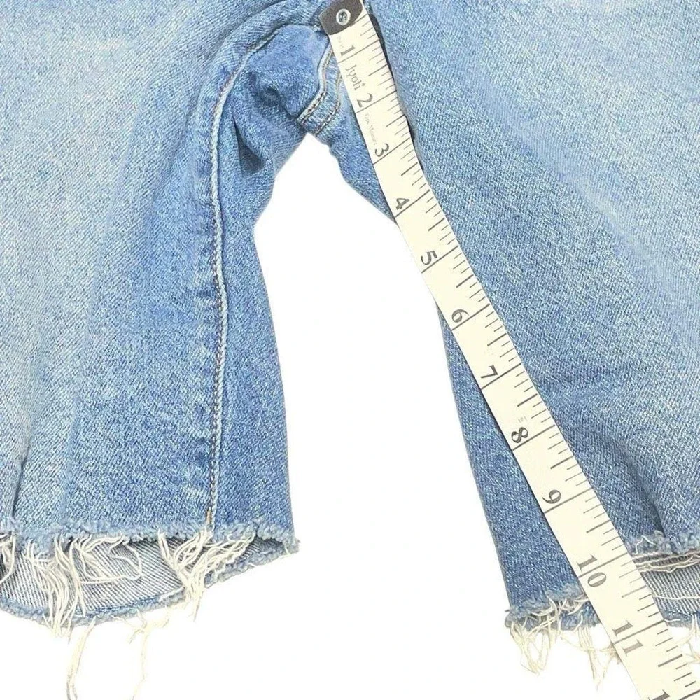 Torrid Medium Wash Destruction Classic Denim Baggy Jorts